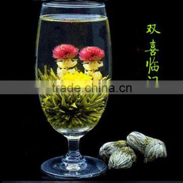 2016new hand made blooming tea amaranth Calendula and jasmine flower