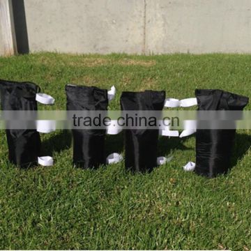 Black small sand bag for outdoor tent