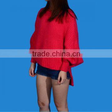 2015 new knitwear lantern sleeve winter sweater lady leisure women pullover fashion