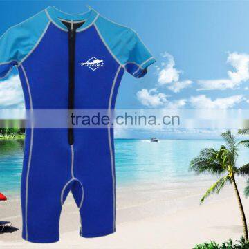 Wholesale 3- 5mm Neoprene Shorty wetsuit for men,shorty sleeve with short pant wetsuit