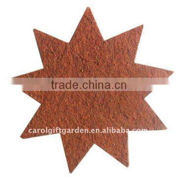 Red Coco coir star - 9-point 37 cm