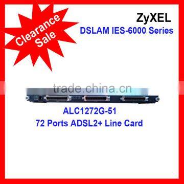 72 Port ADSL2/ADSL2+ Line Card DSLAM ZyXEL ALC1272G-51