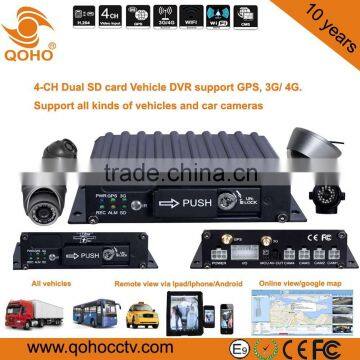 SD Storage 4-Channel Dual MDVR With Built-in GPS, 3G / 4G photo-6