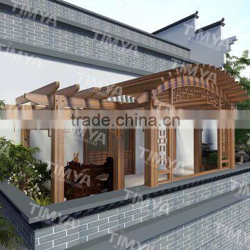 Arch Cheap Aluminium Garden Stone Column Pergola Metal