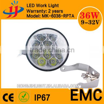 Round 6 inch 36W High-low Beam 2700lm truck 12v led tractor for Jeep Tractor lamp Offroad LED Driving Light