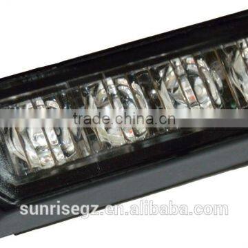 ECE R65, E9 MARK LED Strobe Lightheads/LED Security Flash Strobe Light /Dash Light /Grille Light (SR-LS-LD-4T),1W LED,Super-Thin