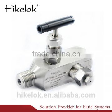 Hikelok high pressure ss304 gauge valve