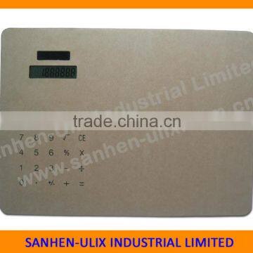 2016 new products promotional custom mouse pad with calculator