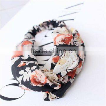 Sya fashion sexy women flower print party lady headband