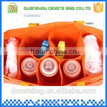 Multifunction Handy Tote Orange Casual Mommy Bag photo-3