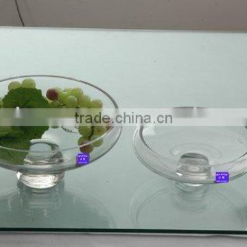 modern fruit glass bowl