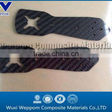 China supplier of 3k carbon fiber CNC machining parts for RC helicopter