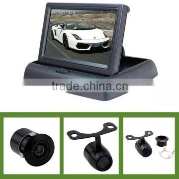 wholesale 4.3inch folding monitor rear camera system in hot selling