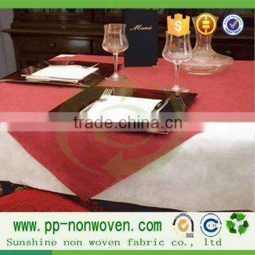 Color nonwoven fabric for table cloth nonwoven table runner