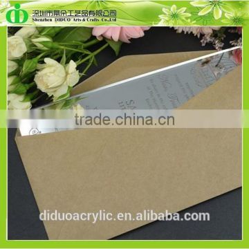 DDI-C015 Trade Assurance Cheap Invitation Wedding Card