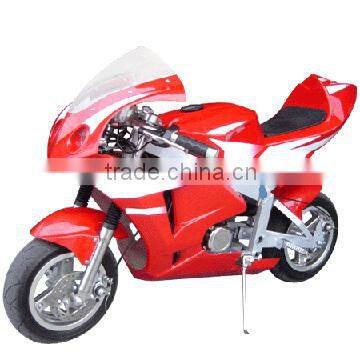 49cc air cooled chian driven pocket bike stepless speed change disc brake EPA approved