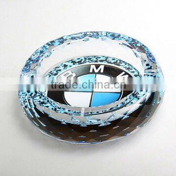 BMWcrystal ashtray glass cigar smoking for business gift(R-0959