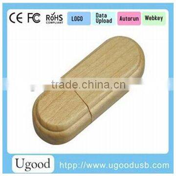 2016 factory price OEM Bamboo USB Flash Drive, promotion gift fashionable bulk cheap Bamboo USB Disk with capacity optional