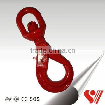 Swivel Hook for Rigging hardware G80 European Type swivel self-locking hook