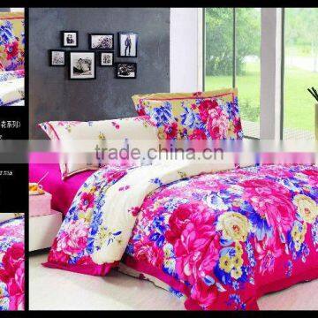 beautiful bedding printing velboa fabric