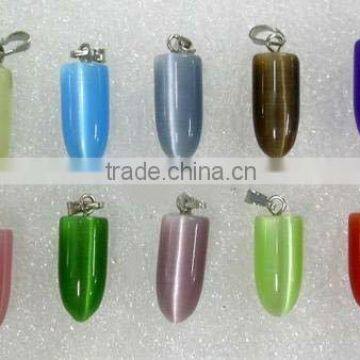 Bullet shape Synthetic cat eye