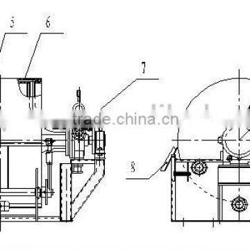 box-type filter press for gold tailings treatment, wastewater treatment plate and frame filter press machine for Indonesi market