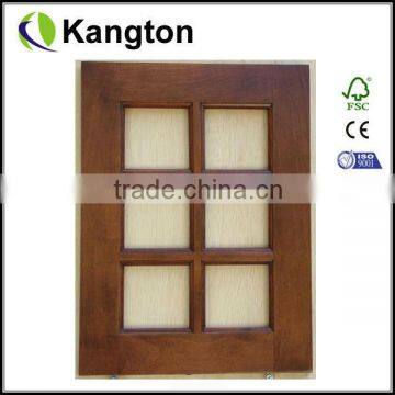 glass door display wooden cabinet door