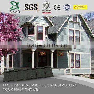 Africa Use Charcoal Stone Coated Metal Shingle