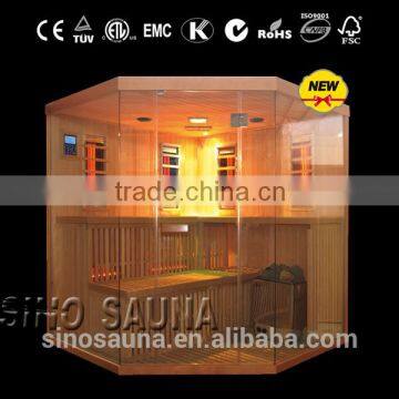 2016 Combined Sauna Infrared and Steam Sauna For 6-8 Person