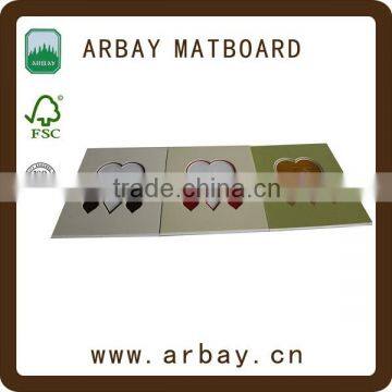 Wholesale 4 Ply Single Paper Photo Frame Pre Cut Mat Board Kits photo-4