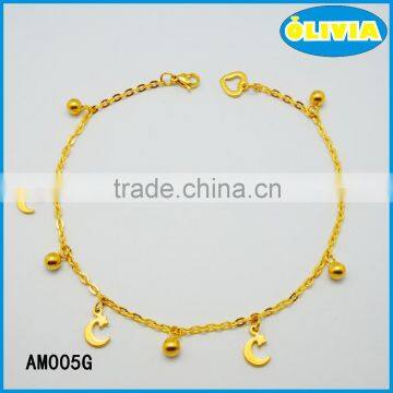 Olivia Jewelry Hot New Body Jewelry Stainless Steel 18k Gold Anklet For Girls photo-4