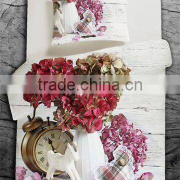 3D Satin Duvet Cover Set