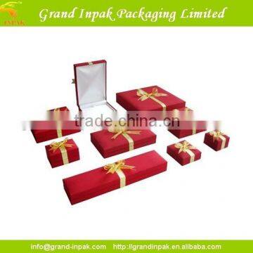 Manufacturuer for Custom logo ribboned Gift ornament packaging box jewelry set box