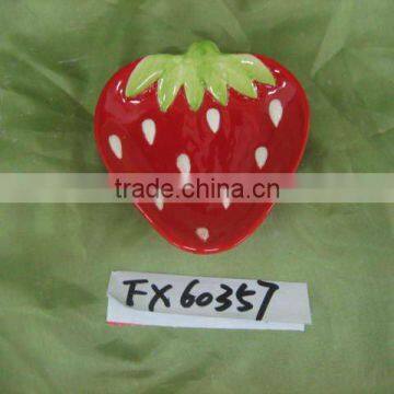 Red Ceramic Strawberry