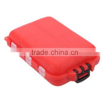 Fishing Tackle Box 10 Compartments Small Size for Fishing Hooks Swivels Beads Etc Red photo-6