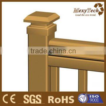 Wood Plastic Composite Artistic Fence Handrail and Corridor Handrail photo-2