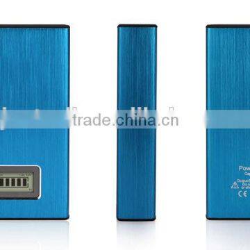 2015 Best Selling Aluminium Allo Mobile Power Bank 20000mah With Led Indicator Screen photo-2