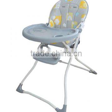 Wholesale soft baby high chair with adjustable backrest