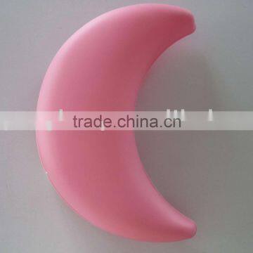 Pink color moon wall lamp for kids
