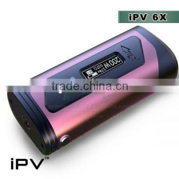 alibaba china e-cigarette 100% Authentic Pioneer4you ipv400 box mod yihi ipv400, best seller iPV6 200w box mod vapor