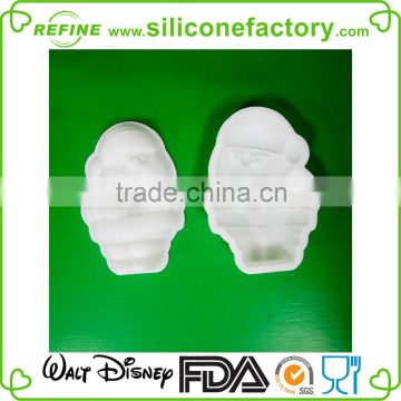 2015 Popular Christmas Silicone Santa Claus cake mould