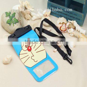 Cartoon figure waterproof bag for all mobile phone