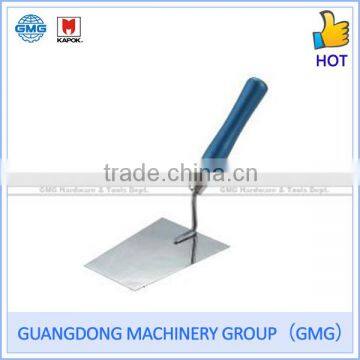 Bricklaying Trowel, Wooden handle, High tang