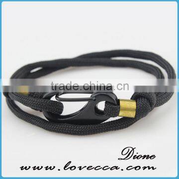 Good Price Wholesale Nylon Anchor Paracord Bracelet With Lobster Clasp photo-4