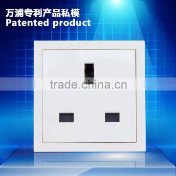 China gold supplier hot sale popular UK wall switch socket