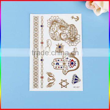 Custom Flash Metallic Temporary Tattoos,tattoo Sticker photo-2