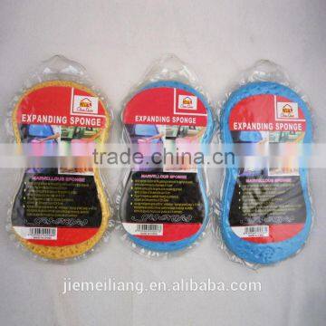 car washing compressed sponge&car cleaning sponge