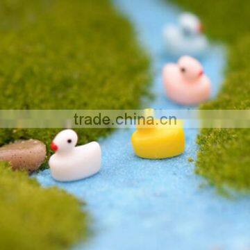 {] Resin Flatback Flat Back Cabochon Kawaii DIY Resin Craft Decoration Yellow Duck Fairy Garden{] Fairy Miniature Duck Figurines photo-2