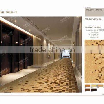 Hotel,Commercial Use and modern Style hotel corridor printed carpet new design