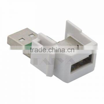 Keystone USB 2.0 Female To Male Connector